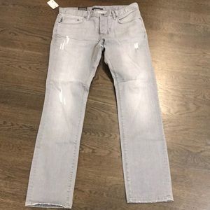 John Varvatos skinny light grey jeans